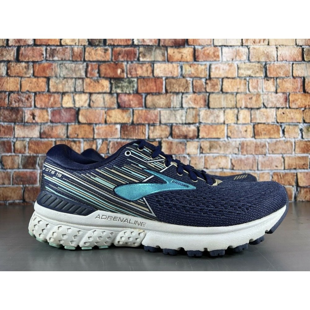 Brooks Adrenaline GTS 19 Women's Size 9 B Blue Running Shoes 1202841D450